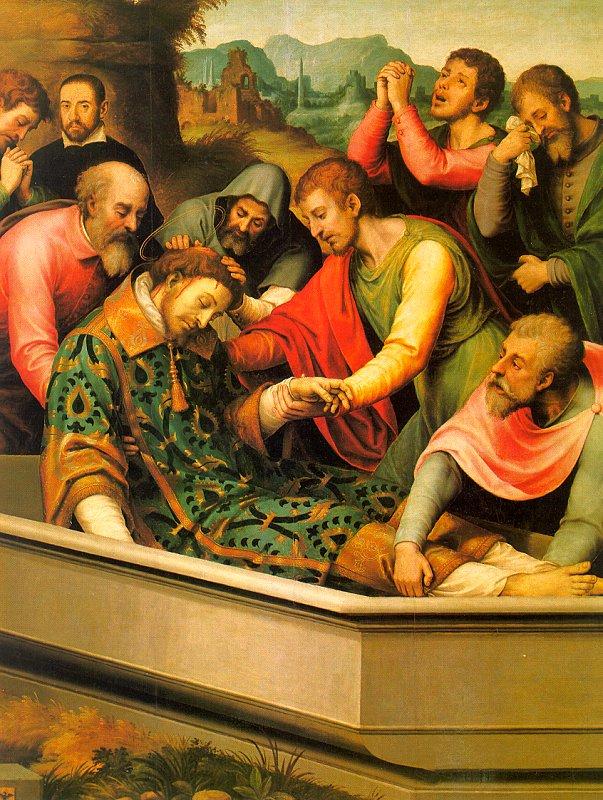 Juan de Juanes The Burial of St.Stephen Sweden oil painting art